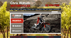 Desktop Screenshot of chriswatsonmotorcycles.com.au